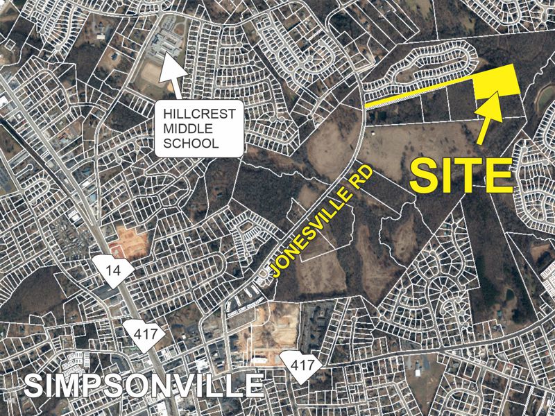 7.84+- acre parcel sold on Jonesville Rd in Simpsonville